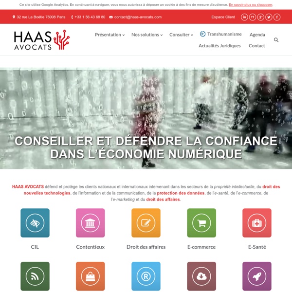HAAS Societe d'Avocats, cabinet specialise en Propriete Intellec