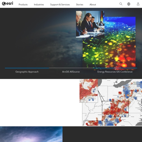 Esri: GIS Mapping Software, Spatial Data Analytics & Location Platform