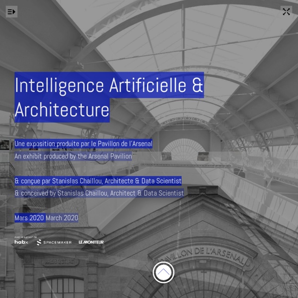 Intelligence artificielle & Architecture - Pavillon de l'Arsenal