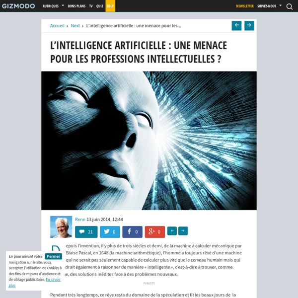 L'intelligence artificielle : une menace pour les professions intellectuelles ?