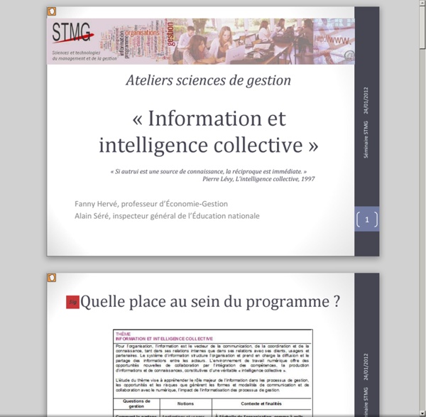 Eduscol.education.fr/ecogest/reseaux/interlocuteurs/telechargement/intelligence-collective-presentation2401-1.pdf