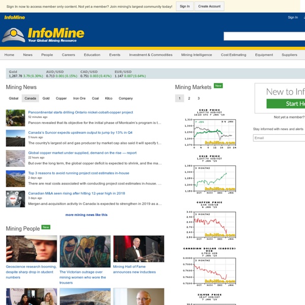 InfoMine - Mining Intelligence and Technology