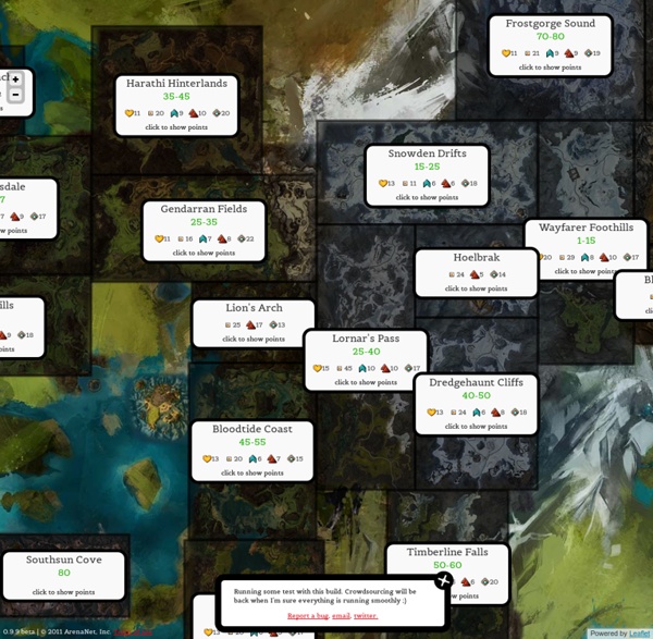 Guild Wars 2 interactive Map - Guild Wars 2 cartographers