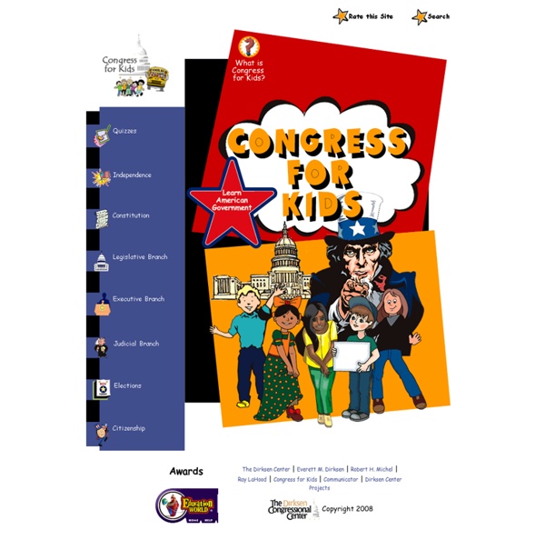 Congress for Kids - Interactive, Fun-filled Experiences About the Federal Government