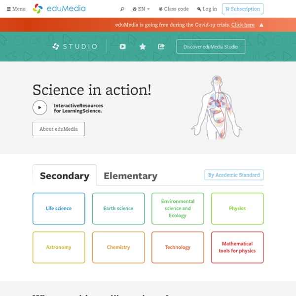 EduMedia – Interactive simulations and videos for Science and Math