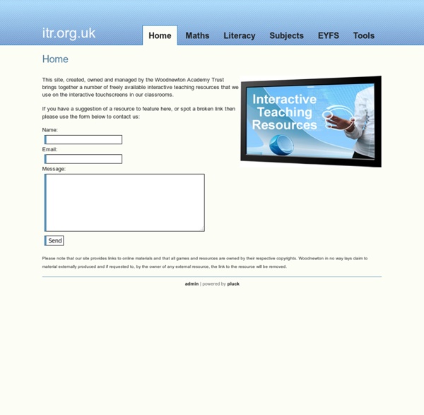 Iwb.org.uk ~ Free Interactive Whiteboard Resources