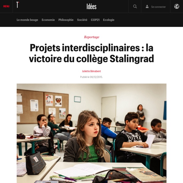 Projets interdisciplinaires : la victoire du collège Stalingrad