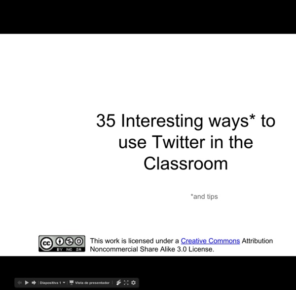 35 Interesting Ways to use Twitter in the Classroom