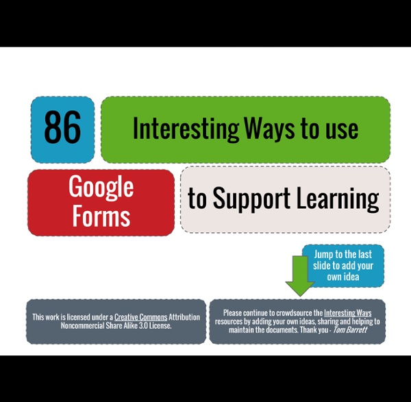 69 Interesting Ways to Use Google Forms in the Classroom