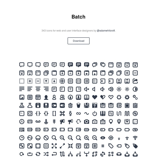 300 Pictographs for Web & User Interface Design