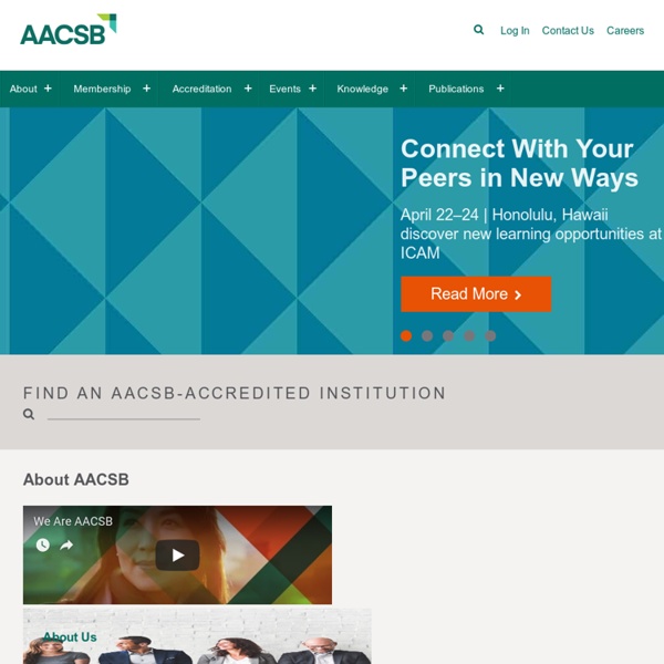 AACSB International-The Association to Advance Collegiate Schools of Business