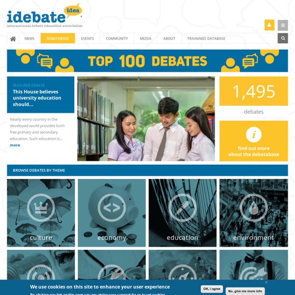 International Debate Education Association (IDEA)