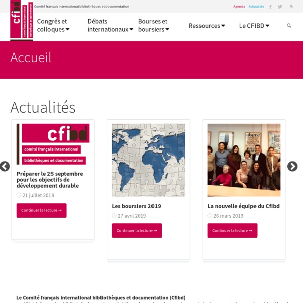 Comité français international bibliothèques et documentation