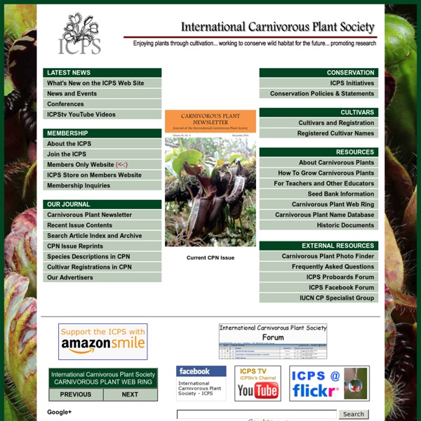 International Carnivorous Plant Society