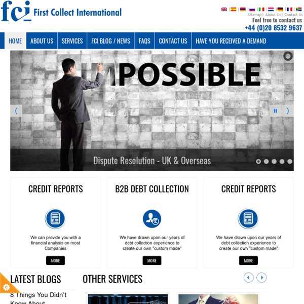 Global Debt Recovery - Firstcollect.com