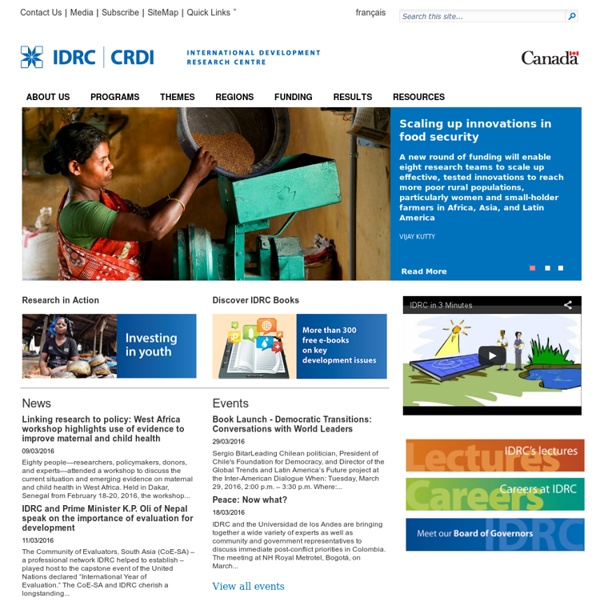IDRC - International Development Research Centre