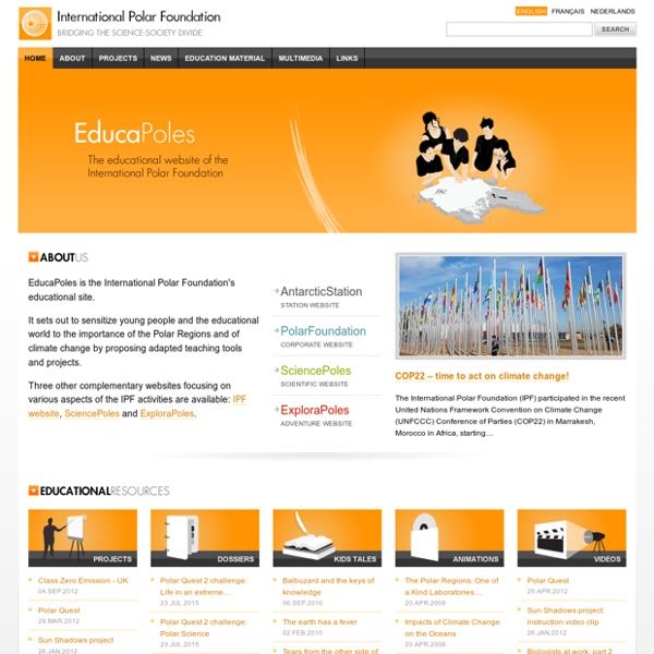 EducaPoles - International Polar Foundation's educational site