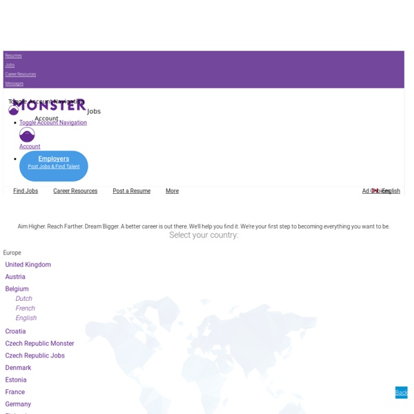 Monster Jobs - Job Search, Career Advice & Hiring Resources