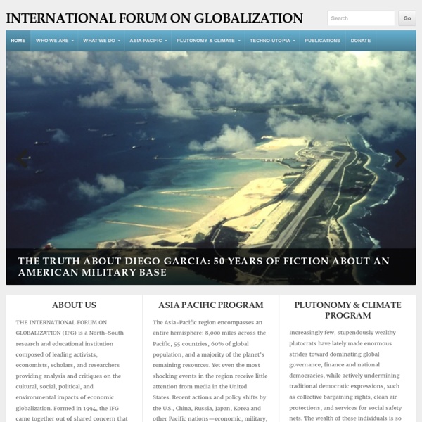 International Forum on Globalization