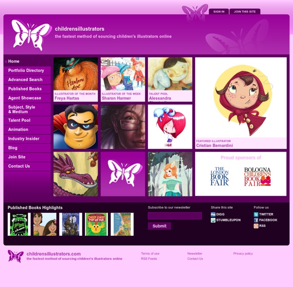 Childrensillustrators.com - international directory of children's illustrators