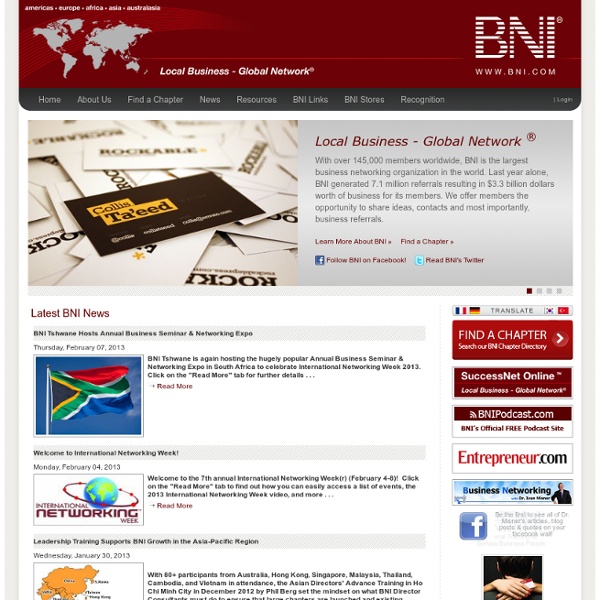 BNI - International Website
