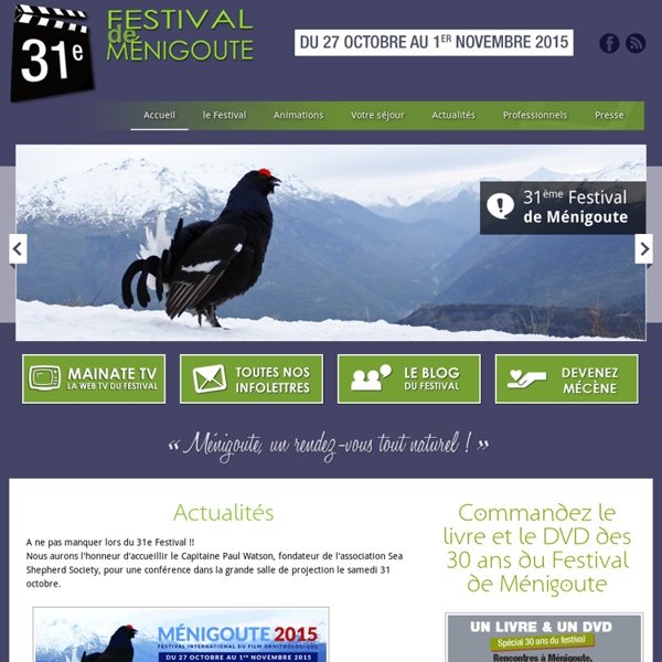 27e Festival International du Film Ornithologique 27 octobre au 1er novembre 2011