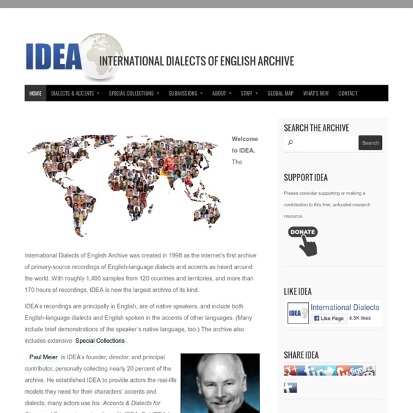 IDEA - The International Dialects Of English Archive