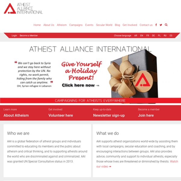 Atheist Alliance International