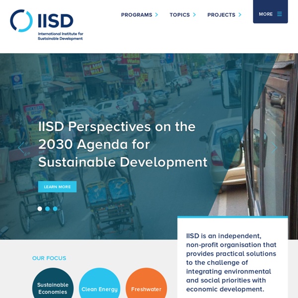 IISD (International Institute for Sustainable Development)