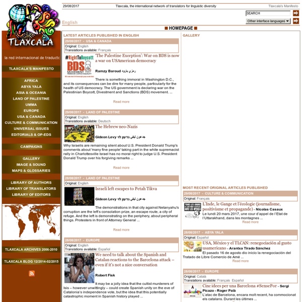 Tlaxcala the international network of translators for linguistic diversity