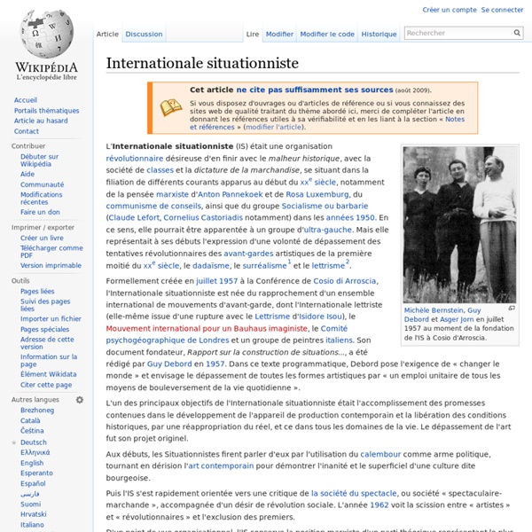 Internationale situationniste - Wikip?dia