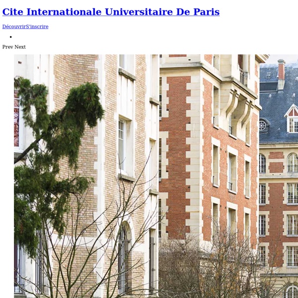 Le Campus des universités de Paris. Une expérience unique d'ouverture sur le monde au cœur de Paris. 5800 logements, 12000 étudiants et chercheurs, 140 nationalités.