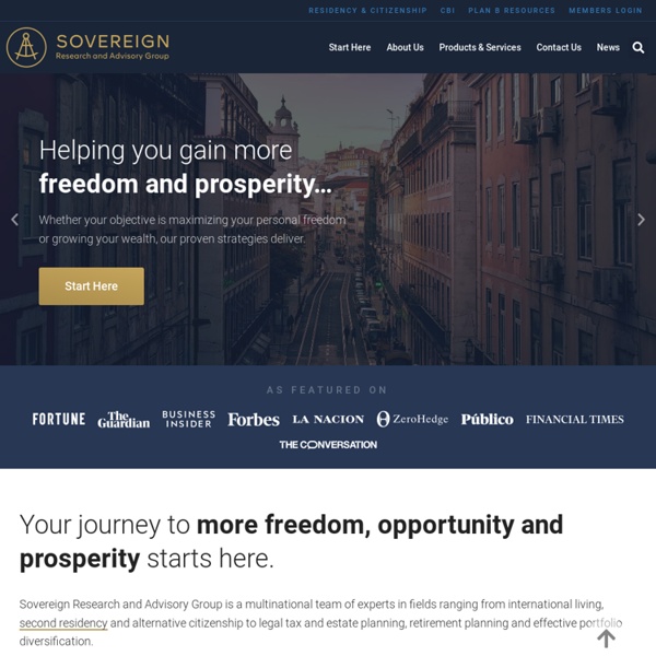 Sovereign Man – Internationalization for Personal Liberty and Financial Prosperity