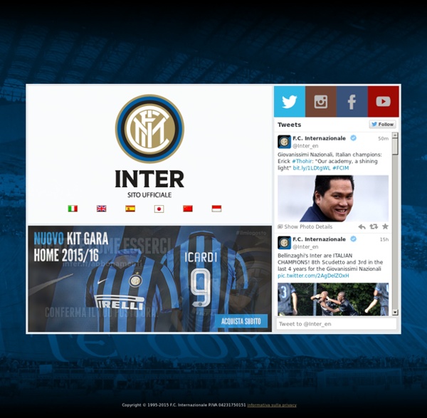 F.C. Internazionale Milano - Sito Ufficiale