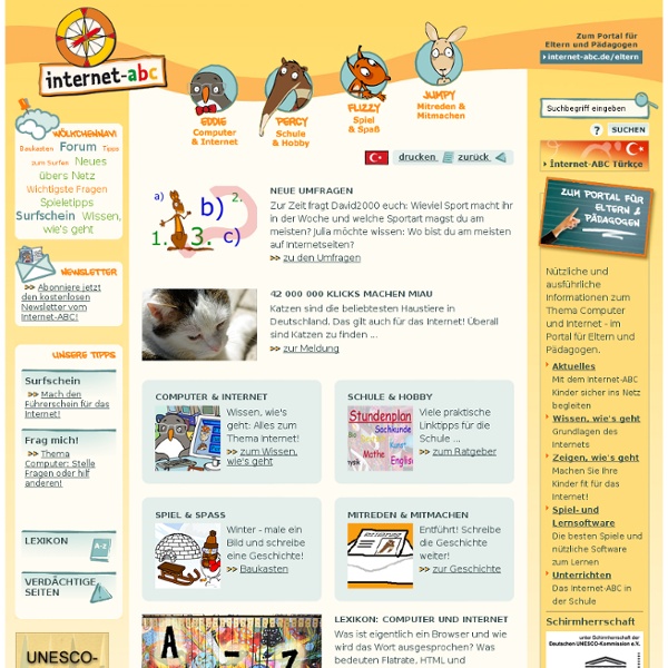 Internet-ABC für Kinder, Eltern und Erzieher