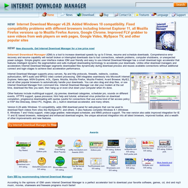 Internet Download Manager: El acelerador de descarga más rápida