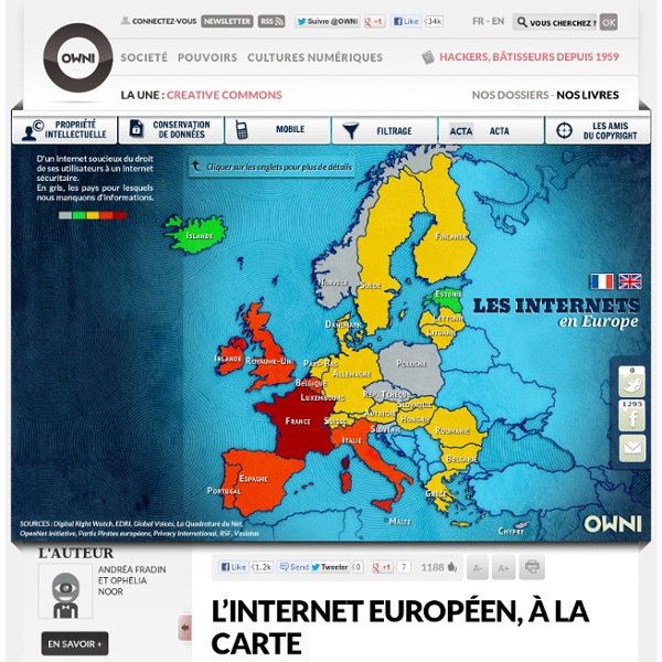 L’Internet européen, à la carte