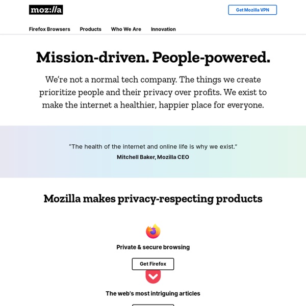 Home of the Mozilla Project