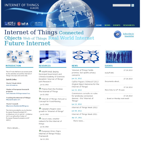 Internet of Things - Main site