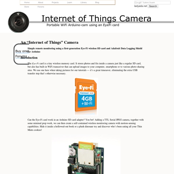 Internet of Things Camera -
