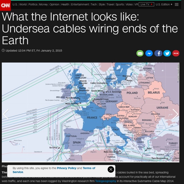 What the Internet looks like: The undersea cables wiring the ends of the Earth