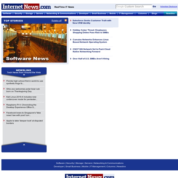 InternetNews - Software, Storage, Security, Server, Networking News for IT Managers
