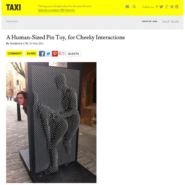 A Human-Sized Pin Toy, for Cheeky Interactions