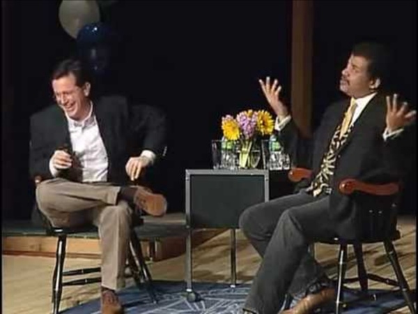 Stephen Colbert Interviews Neil deGrasse Tyson at Montclair Kimberley Academy - 2010-Jan-29