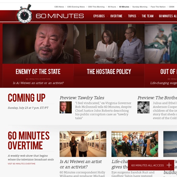 60 Minutes - Video, Reports, Profiles, Interviews - CBSNews.com