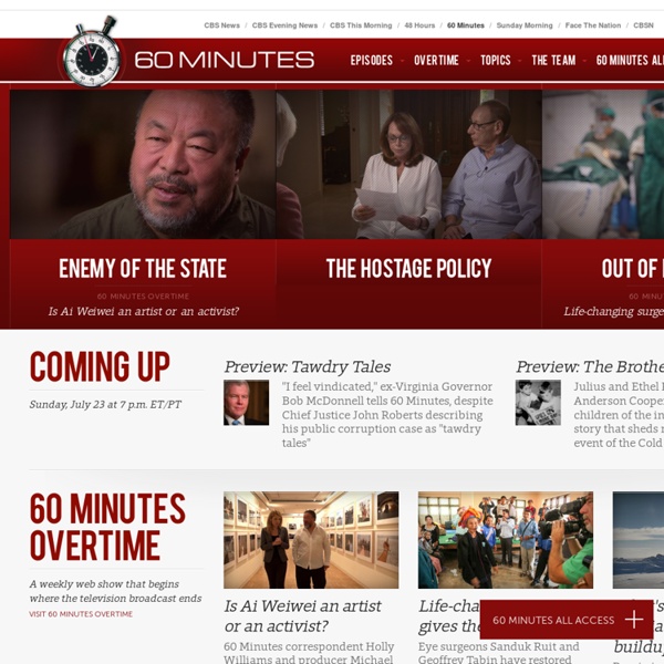 60 Minutes - Interviews, Profiles & Reports