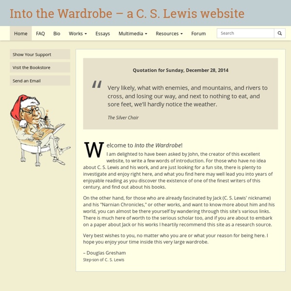 Into the Wardrobe - a C. S. Lewis web site