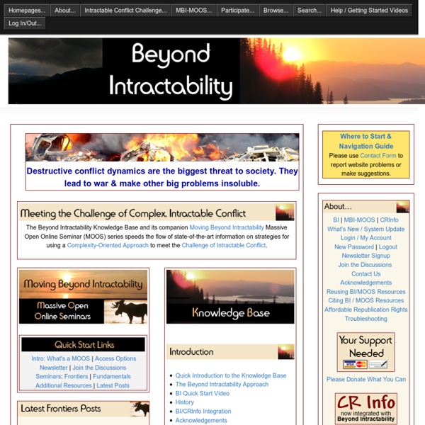 Beyond Intractability