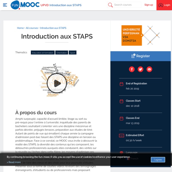 Introduction aux STAPS