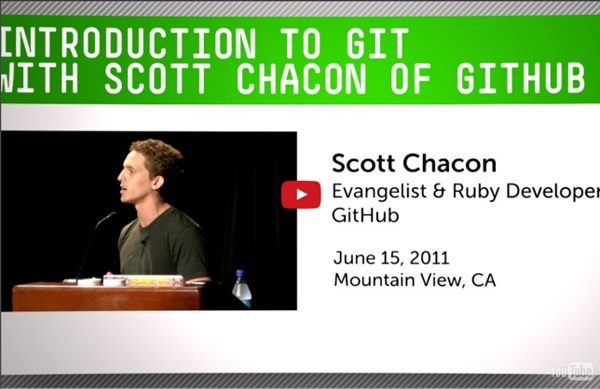 Introduction to Git with Scott Chacon of GitHub